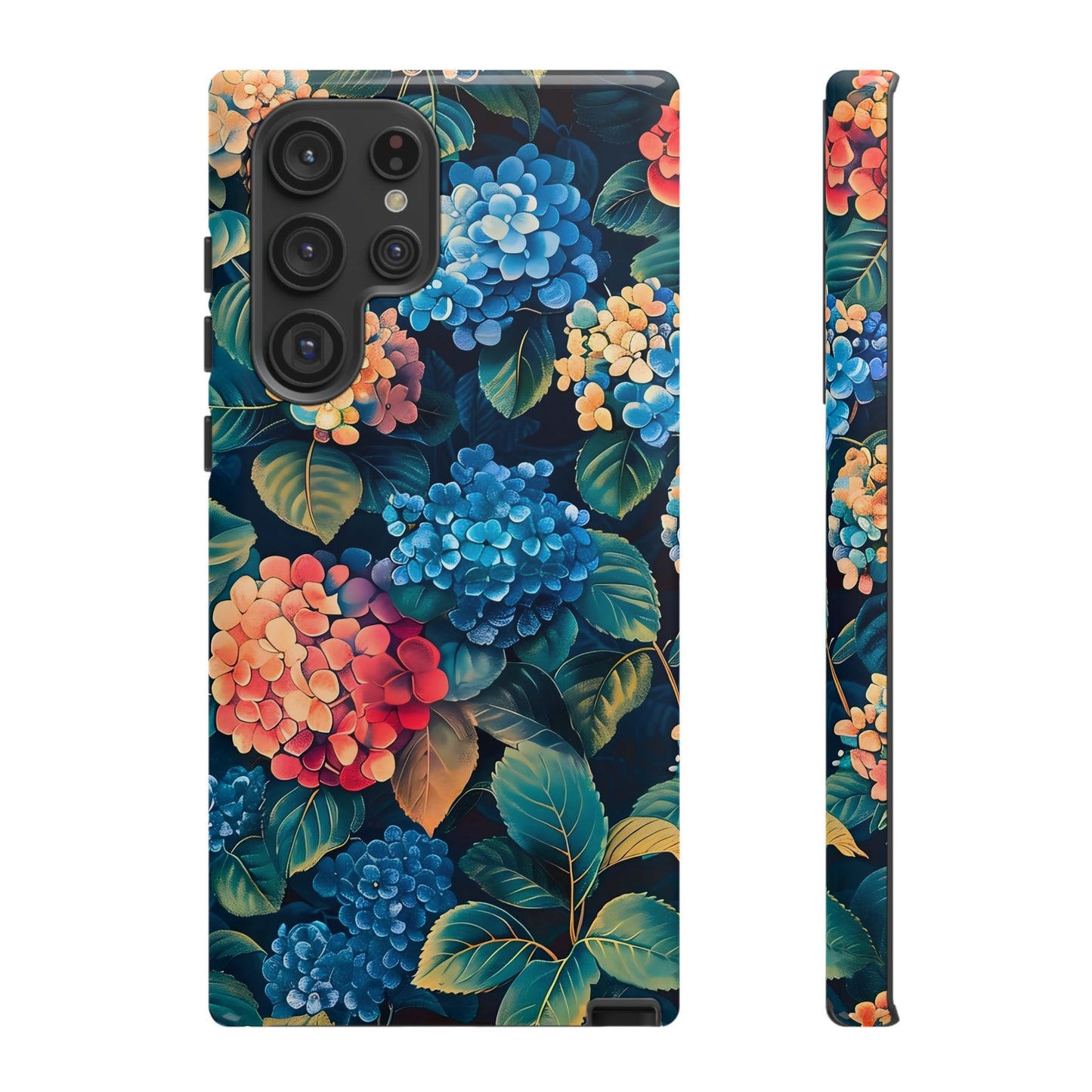 Floral Phone Case, Stylish Tough Case for Gardener Gift, Flower Lover Accessory, Pretty Floral Design, Protective Case