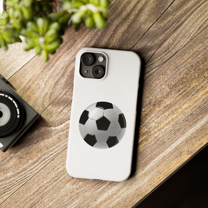 Soccer Ball Slim Phone Cases - Perfect for Sports Lovers, Gift for Athletes, Birthday Present, Stylish Accessories, Phone Protection