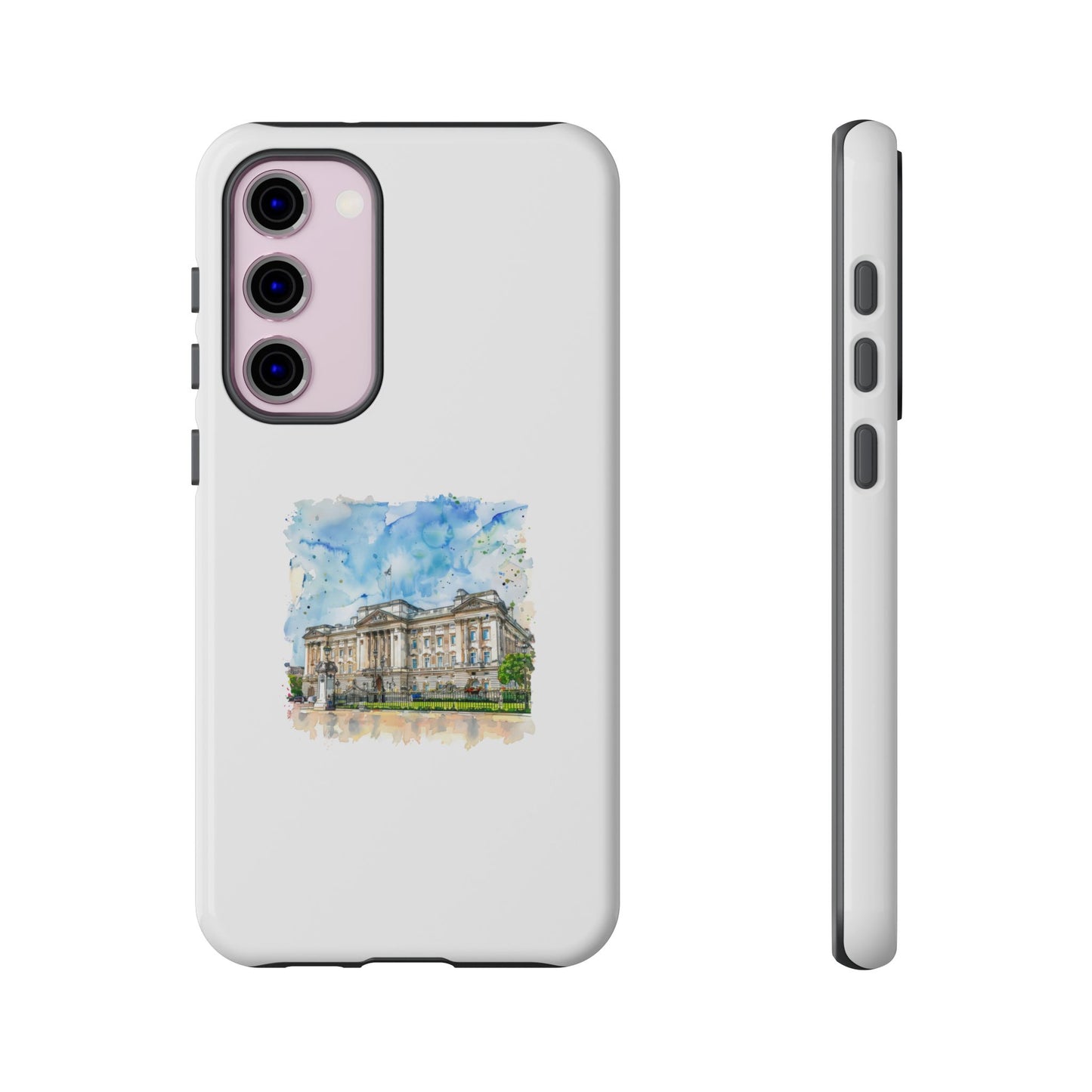 Artistic Phone Case - Watercolor Architecture Design