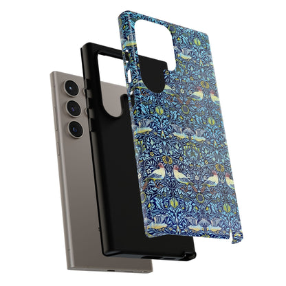 Bird and Floral Pattern Phone Case, Tough Cases, Gift for Nature Lovers, Eco-friendly, Custom Phone Accessories, All-Occasion
