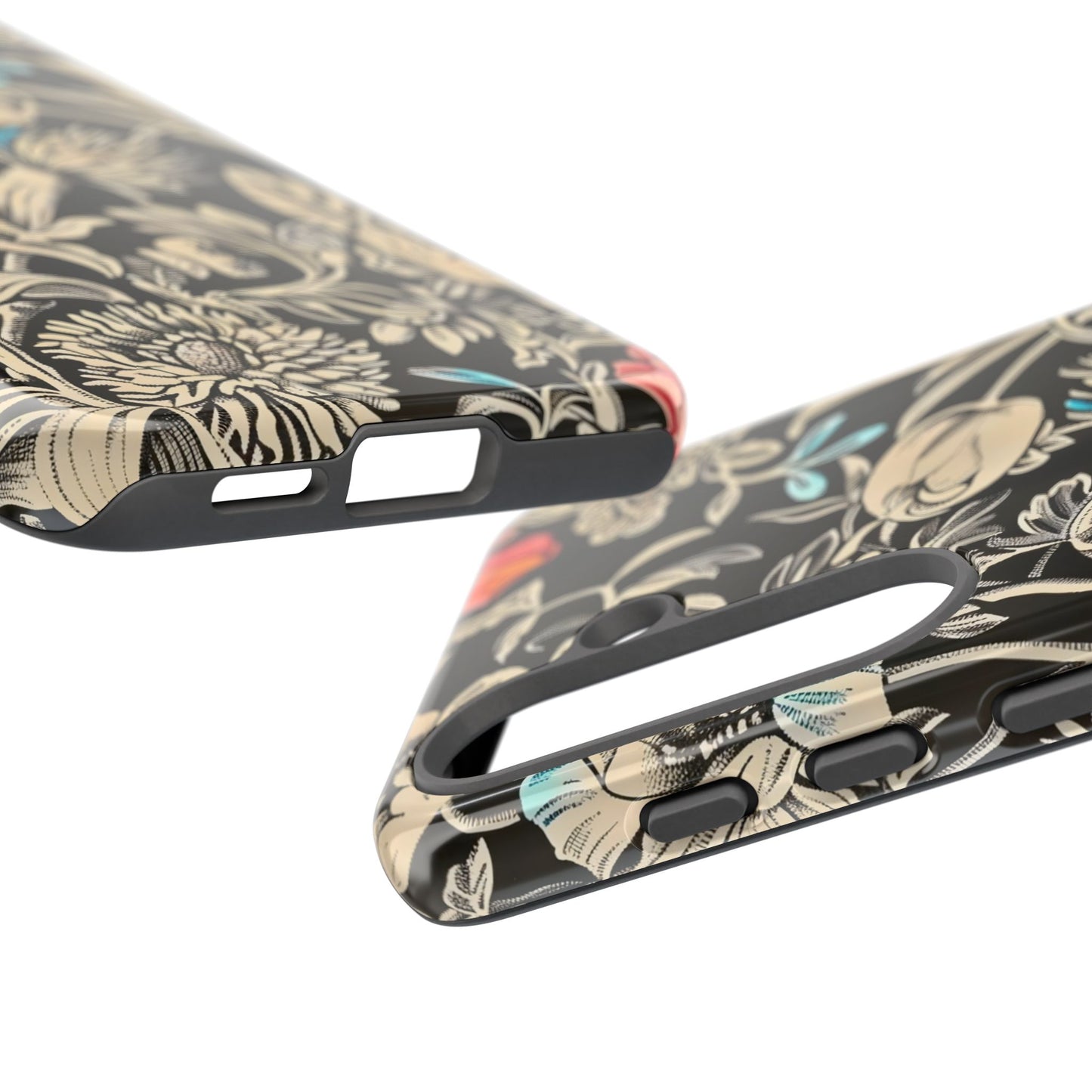 Floral Phone Case, Tough Cases, Flower Design, Gift for Her, Spring Accessory, Unique Phone Cover, Eco-Friendly