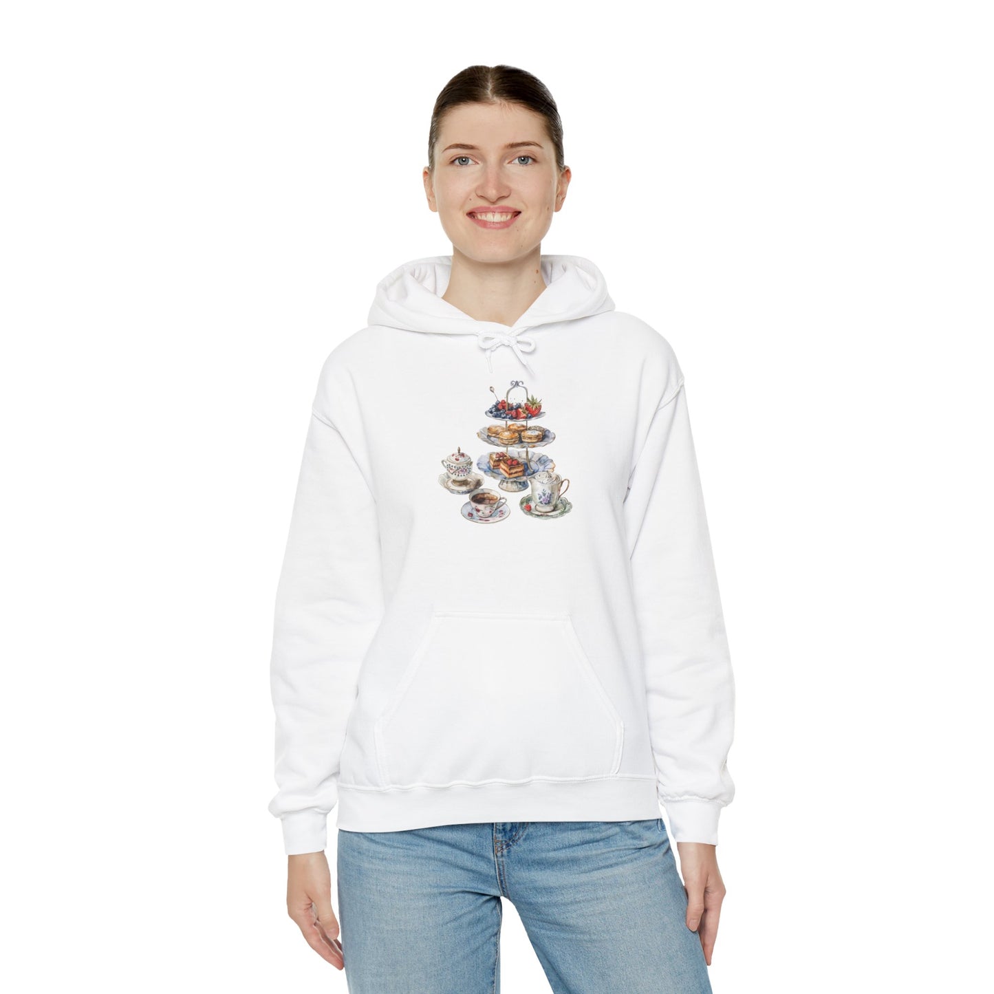 Unisex Heavy Blend™ Hooded Sweatshirt - The Crown’s Table - British Royal Food Traditions