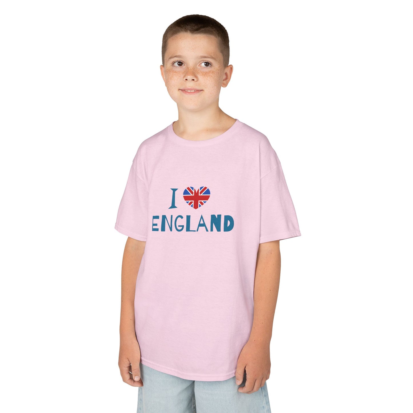 I Love England Kids Tee - Fun Cotton Shirt for Young Explorers