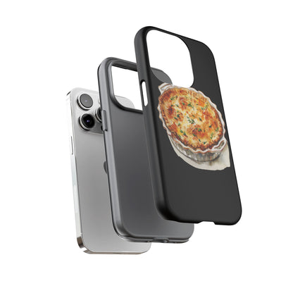 Quiche Phone Case - Funky Kitchen Decor, Foodie Gift, Chef Accessories, Culinary Art, Quirky Phone Cover