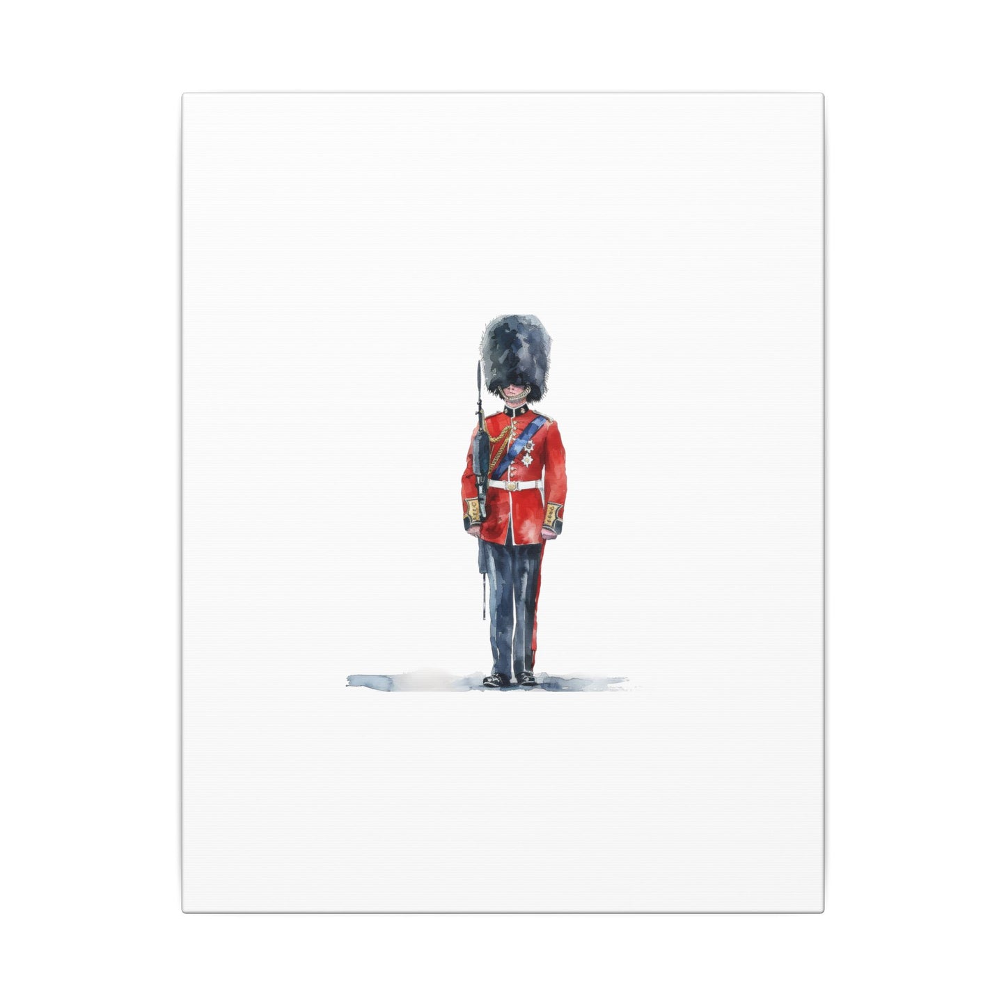 Royal Guard Canvas Art Print, British Soldier Wall Decor, Home Decoration, Gift for History Lovers, Art for Offices, Unique Wall Gallery