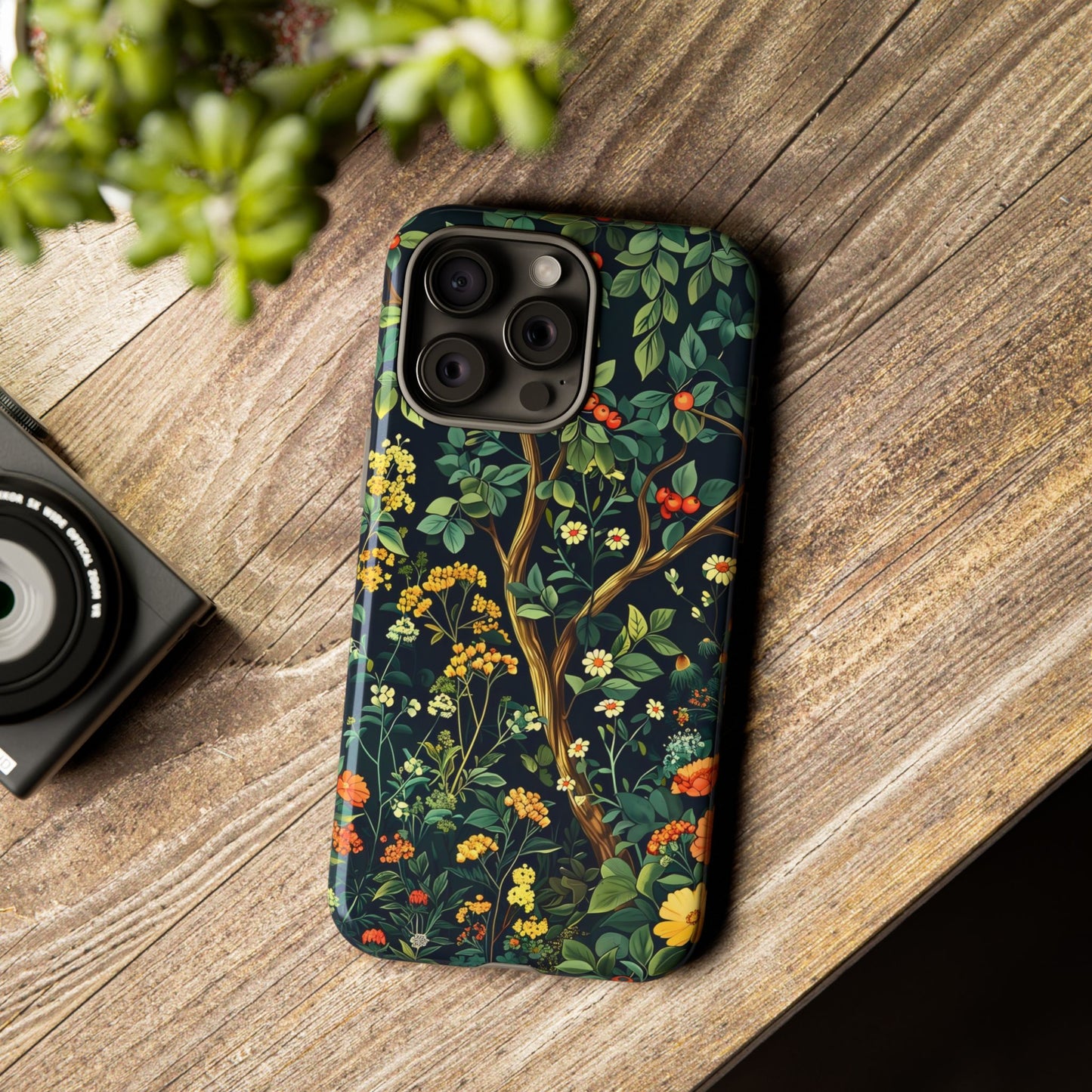 Floral Phone Case - Tough Cases, Colorful Nature Design, Gift for Flower Lovers, Phone Accessory, Unique Cell Phone Cover