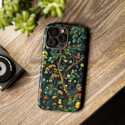 Floral Phone Case - Tough Cases, Colorful Nature Design, Gift for Flower Lovers, Phone Accessory, Unique Cell Phone Cover