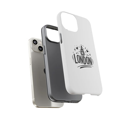 Stylish Phone Case for London Lovers, London Gift, Travel Accessory, Unique Smartphone Case, Cityscape Phone Cover