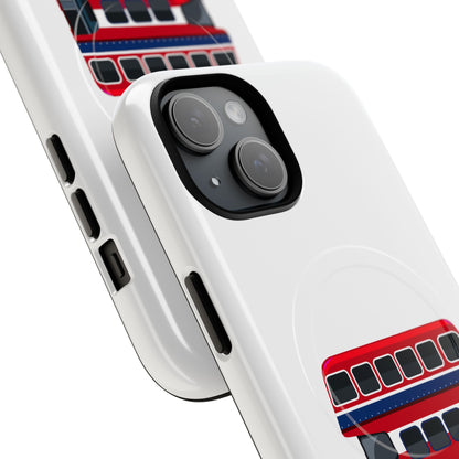 London Bus Phone Case, Tough Magnetic Phone Cover, Unique Gift, Secure Protection, Fun Design, Travel Lover Accessory