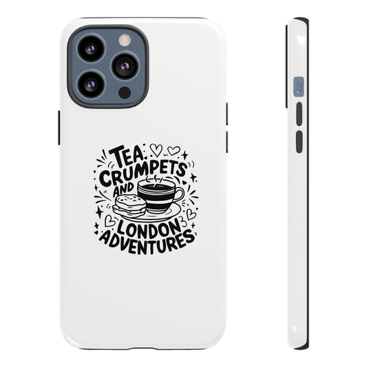 London Adventures Phone Case - Tea & Crumpets Design
