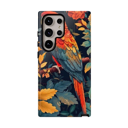 Vibrant Parrot Phone Case - Tough, Stylish, Nature-Inspired, Tropical, Wildlife, Perfect Gift, Summer Vibes
