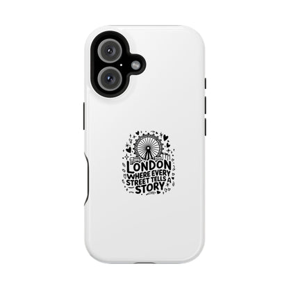 London Story Magnetic Tough Case - Unique Design for Travel Lovers