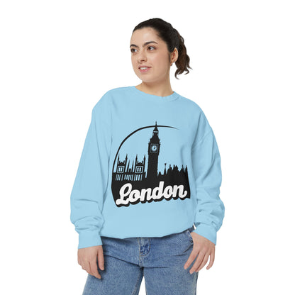 Unisex Garment-Dyed Sweatshirt - Cozy London