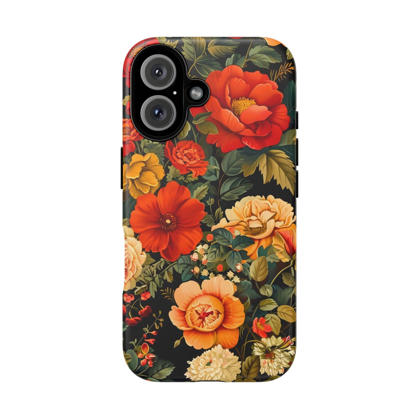 Floral Phone Case, Tough Cases, Decorative Tech Accessories, Gift for Her, Nature Lover Gift, Boho Style Case, Spring Floral Cover