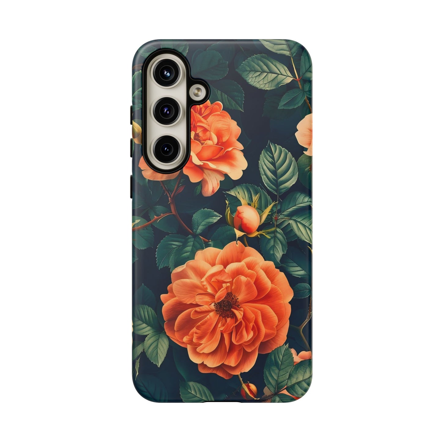 Floral Phone Case, Tough Cases for Nature Lovers, Botanical Design, Phone Protection, Gift for Her, Trending Floral Accessories