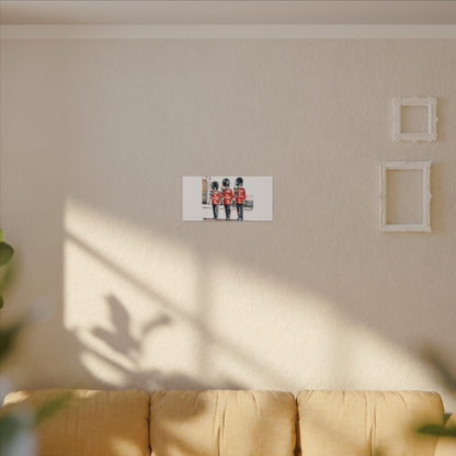 Royal Guards Canvas Print, British Wall Art, Home Decor, Unique Gift, London Culture