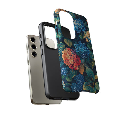 Floral Tough Phone Case, Durable Smartphone Cover, Flower Design, Gift for Her, Stylish Protection