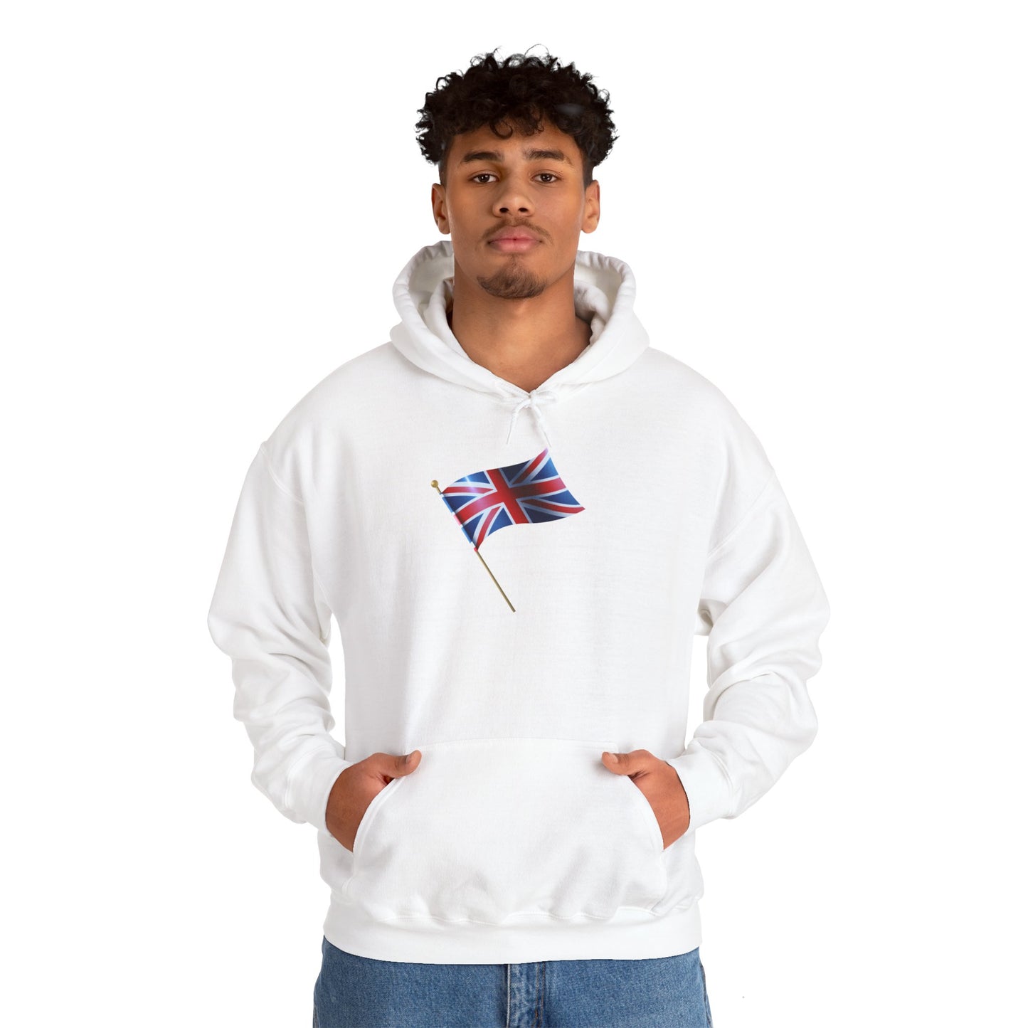 Unisex Heavy Blend™ Hooded Sweatshirt - Classic Symbolic UK Flag