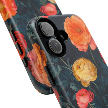 Floral Phone Case, Tough Cases for Phone Protection, Gift for Flower Lovers, Floral Designs, Spring Decor