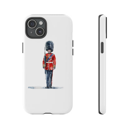 British Royal Guard Phone Case - Tough Cases, Unique Phone Cover, Gift for Her, Cute Accessory, British Soldier Design
