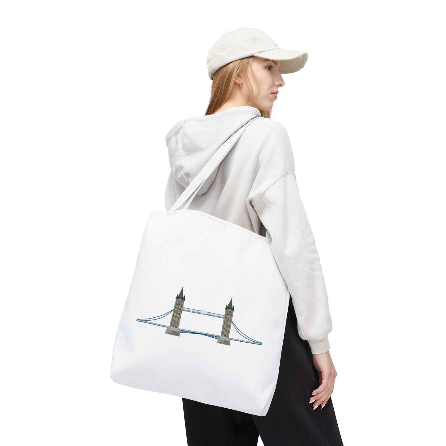 Stylish Tote Bag with London Bridge Design, Perfect for Everyday Use, Gifts, Travel, and Shopping!