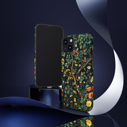 Floral Phone Case - Tough Cases, Colorful Nature Design, Gift for Flower Lovers, Phone Accessory, Unique Cell Phone Cover