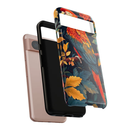 Vibrant Parrot Phone Case - Tough, Stylish, Nature-Inspired, Tropical, Wildlife, Perfect Gift, Summer Vibes
