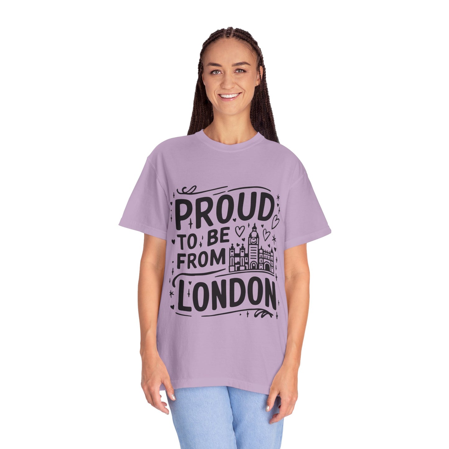 Unisex Garment-Dyed T-shirt - Proud to be from London