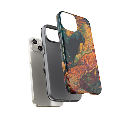 Dragon Art Phone Case, Tough Phone Cover, Fantasy Gift, Unique Mobile Accessory, Dragon Lover Gift, Stylish Protection