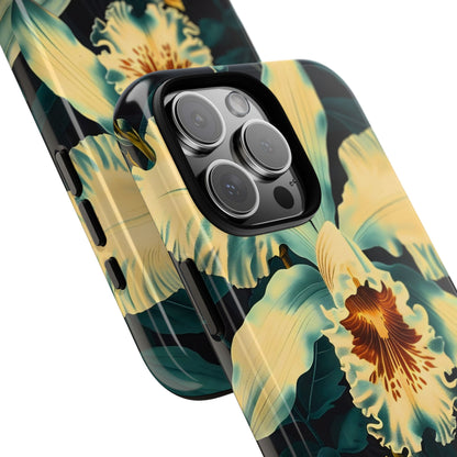 Floral Phone Case - Tough Cases with Orchid Design, Durable Smartphone Cover for Nature Lovers, Floral Gift for Her, Botanical [...]