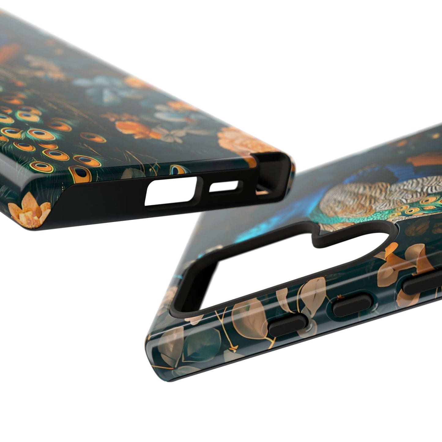 Peacock Phone Case - Elegant Floral Design, Tough Case for Protection, Unique Gift for Nature Lovers, Stylish Accessory, Eco-Friendly