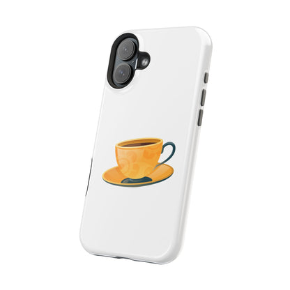 Stylish Magnetic Phone Case with Coffee Cup Design, Phone Accessory, Gift for Coffee Lovers, Functional Decor, Unique Magnet Case