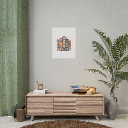 Elegant Architectural Rolled Posters, Art Prints for Home Decor, Gift for Housewarming, Wall Art for Living Room, Unique Art Decor