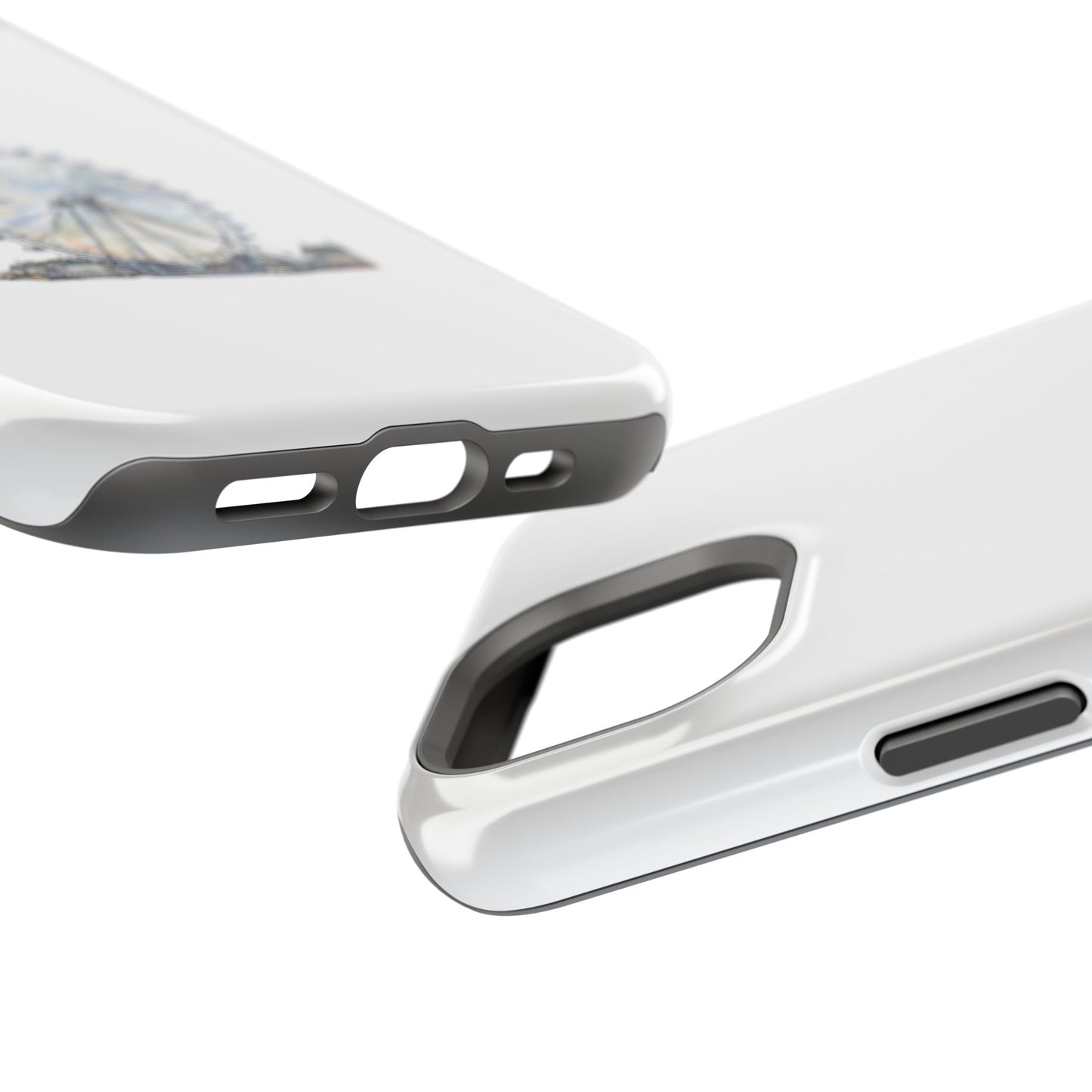 Stylish Magnetic Phone Cases with London Eye Design, Custom Phone Covers, Unique Gift for Travelers, Chic Electronic Accessories