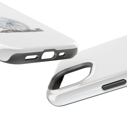 Stylish Magnetic Phone Cases with London Eye Design, Custom Phone Covers, Unique Gift for Travelers, Chic Electronic Accessories
