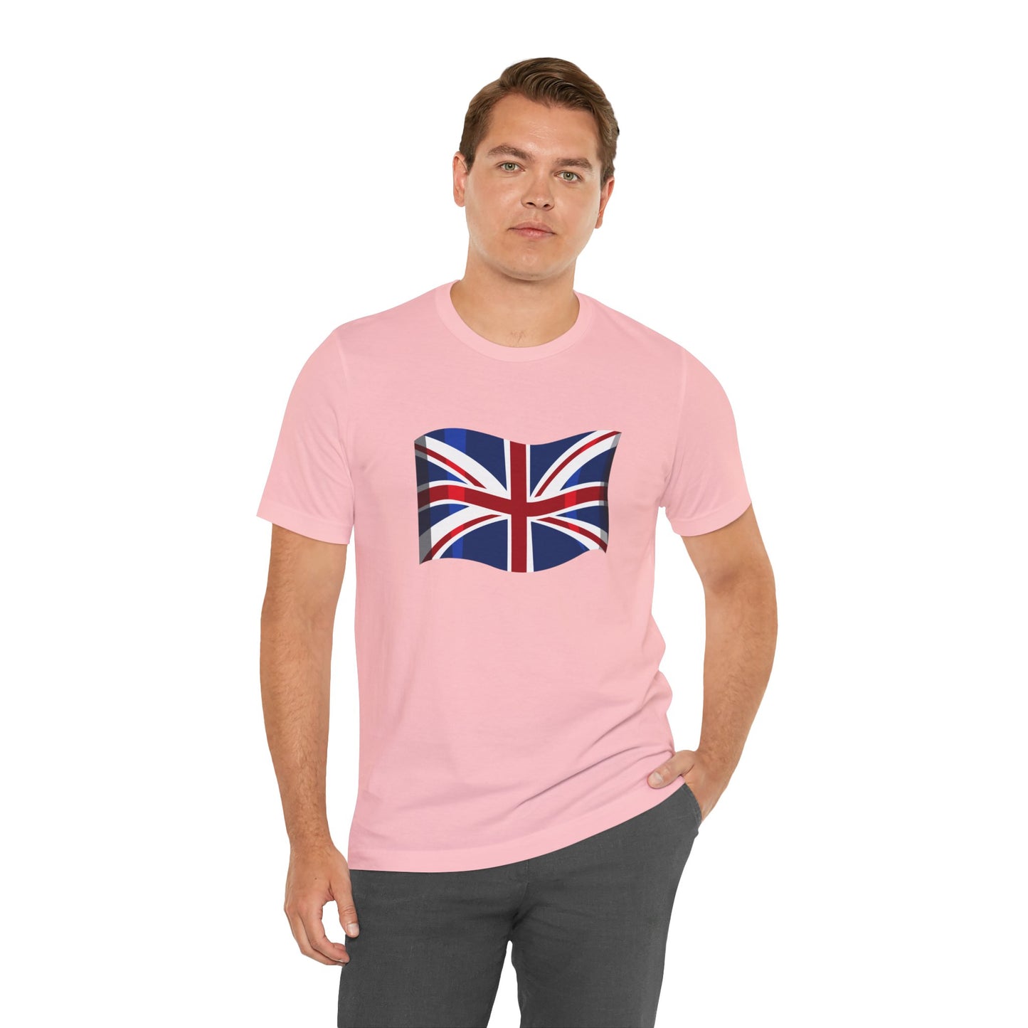 Unisex Jersey Short Sleeve Tee - UK Flag - Union Jack Artwork
