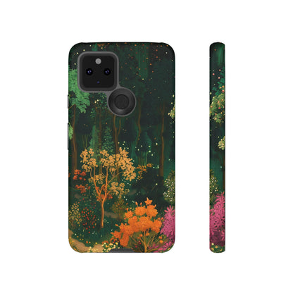 Nature-Inspired Phone Case, Floral Design, Tough iPhone Cover, Gift for Nature Lovers, Colorful Phone Accessory