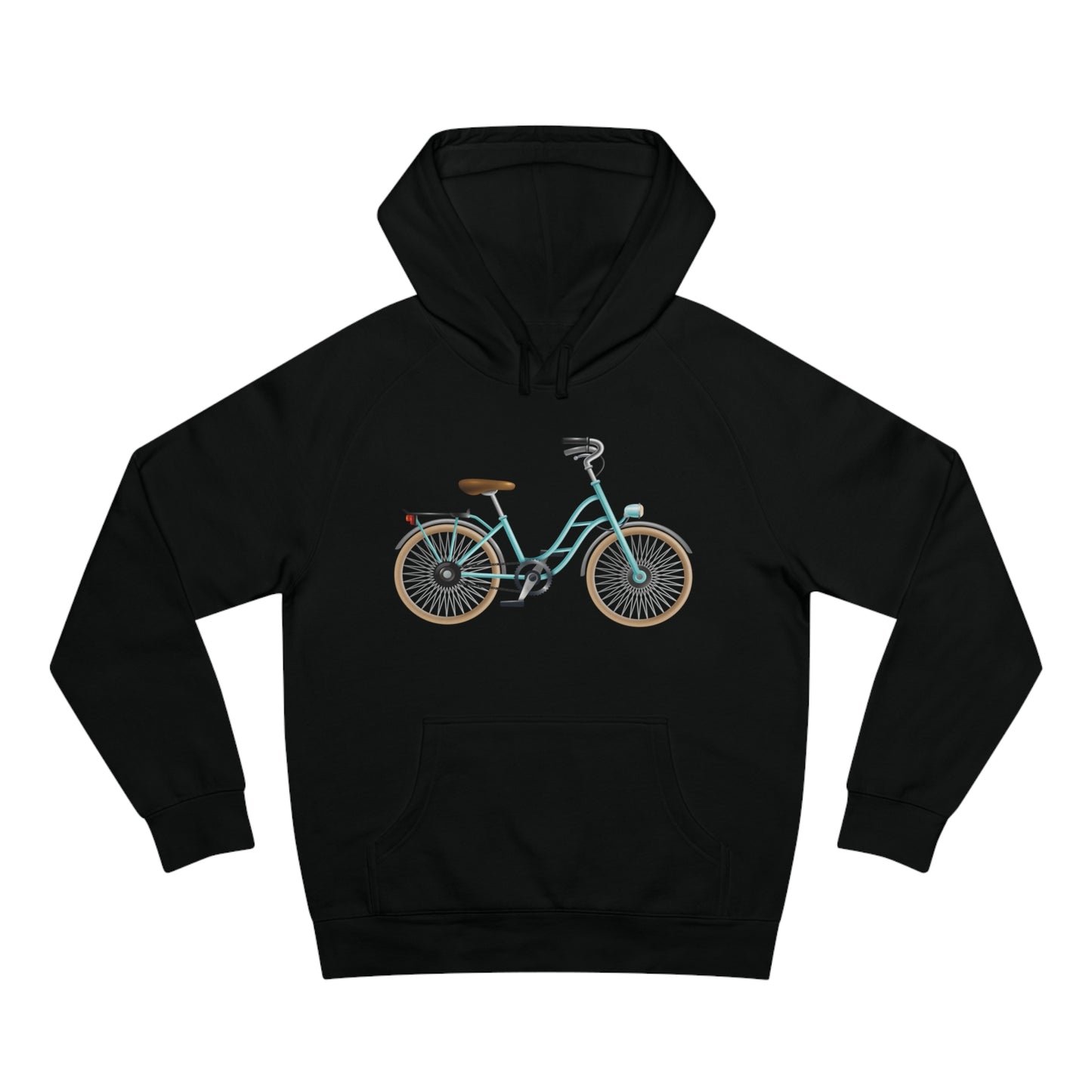 Form-fitting Unisex Hoodie - Classic British Bicycle