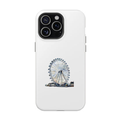 Stylish Magnetic Phone Cases with London Eye Design, Custom Phone Covers, Unique Gift for Travelers, Chic Electronic Accessories