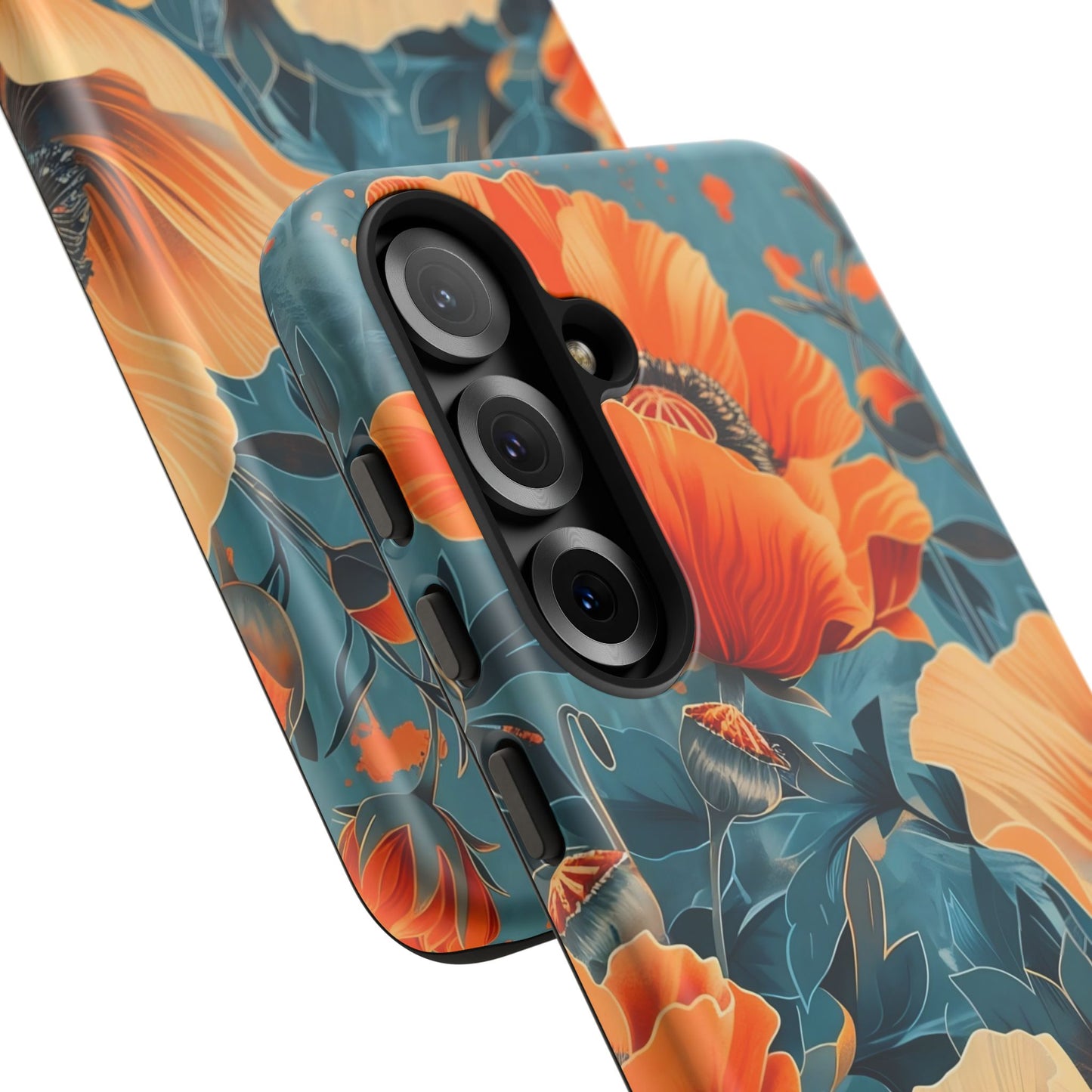Floral Phone Case, Tough Cases for Protection and Style, Spring Aesthetic, Gift for Her, Phone Accessory for Nature Lovers