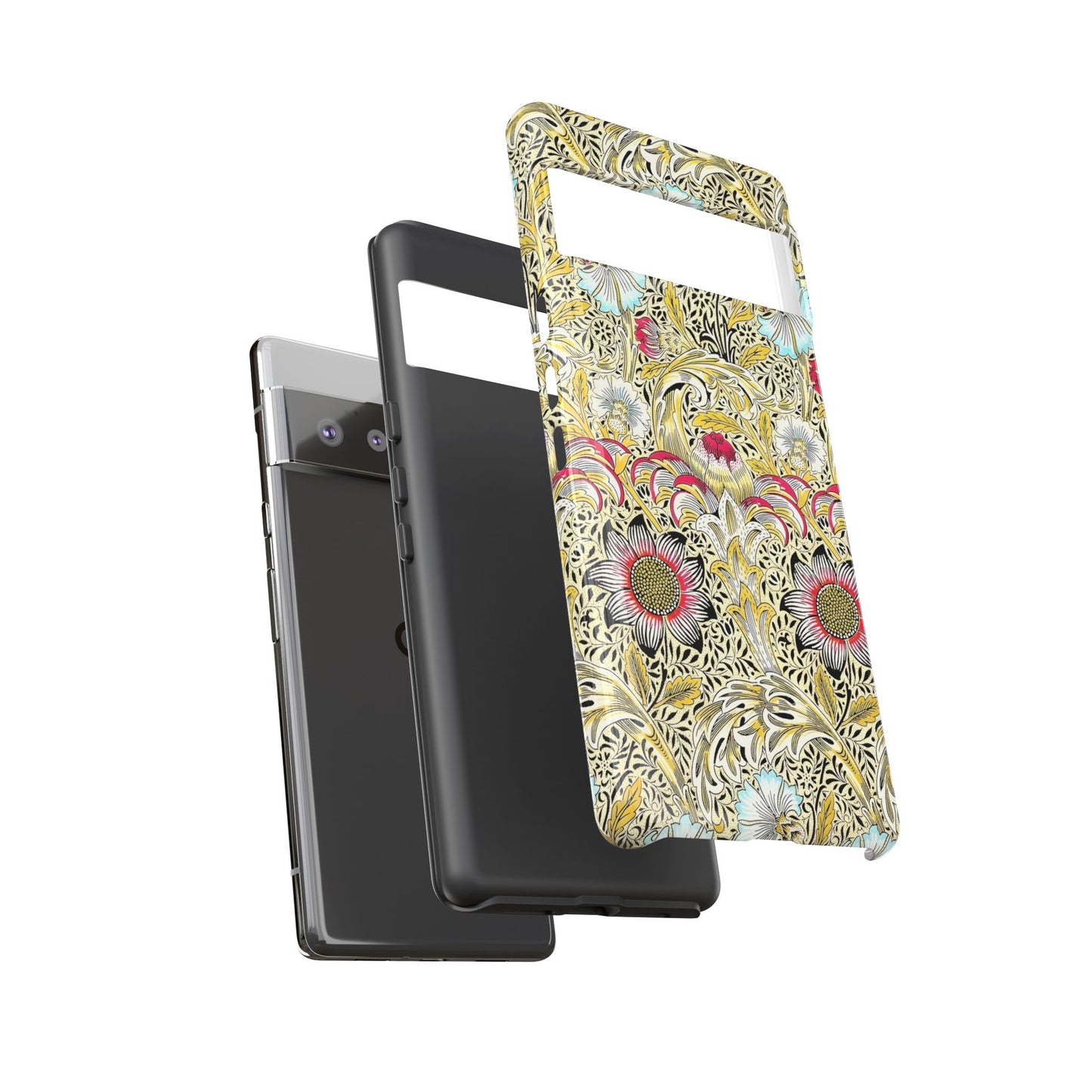 Floral Phone Case - Tough Cases, Floral Design, Stylish, Protective, Unique Gift for Her, Phone Accessories