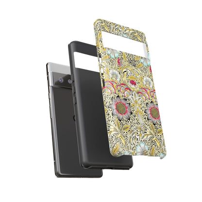 Floral Phone Case - Tough Cases, Floral Design, Stylish, Protective, Unique Gift for Her, Phone Accessories