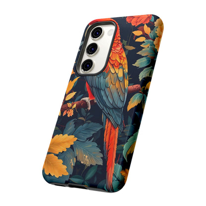 Vibrant Parrot Phone Case - Tough, Stylish, Nature-Inspired, Tropical, Wildlife, Perfect Gift, Summer Vibes