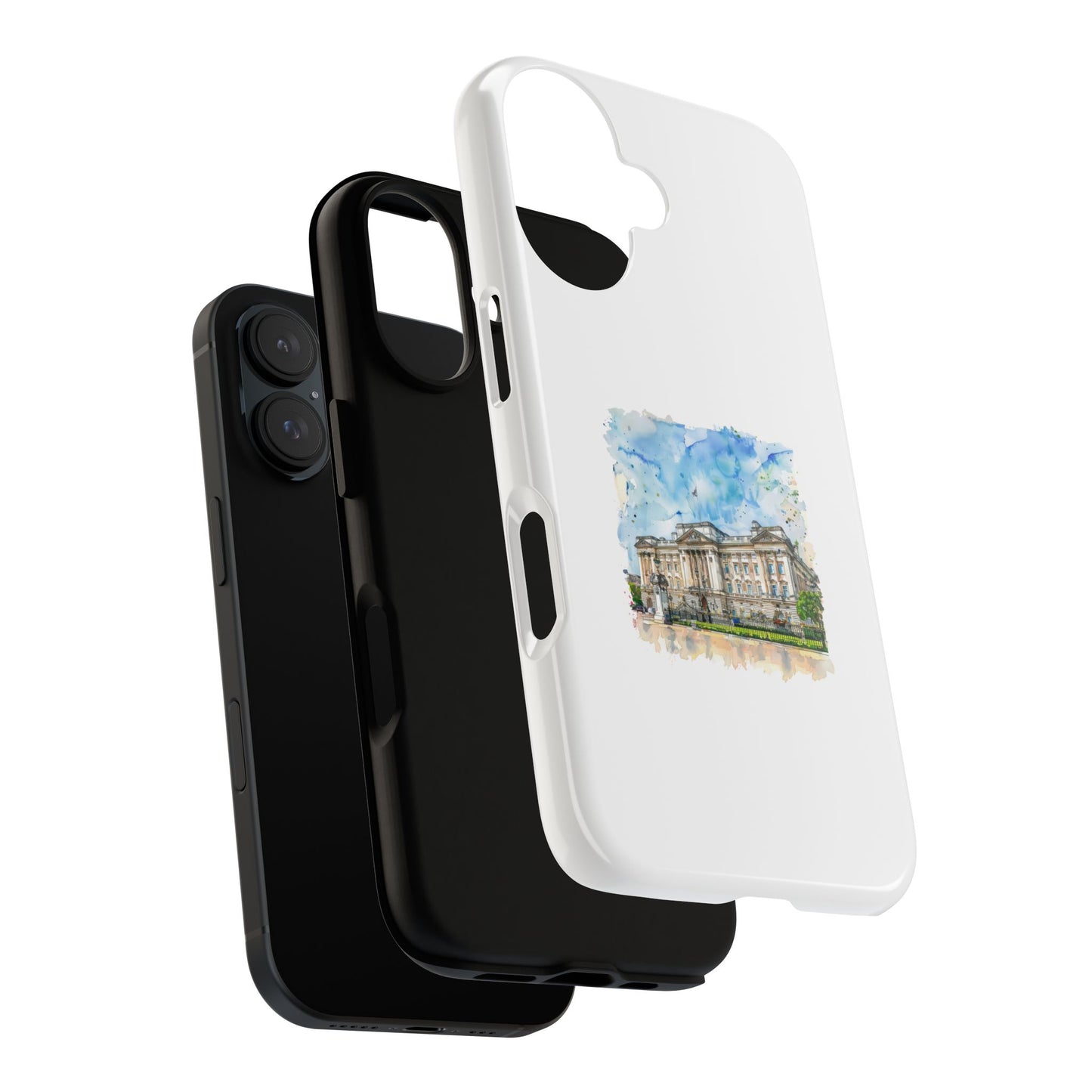 Artistic Phone Case - Watercolor Architecture Design