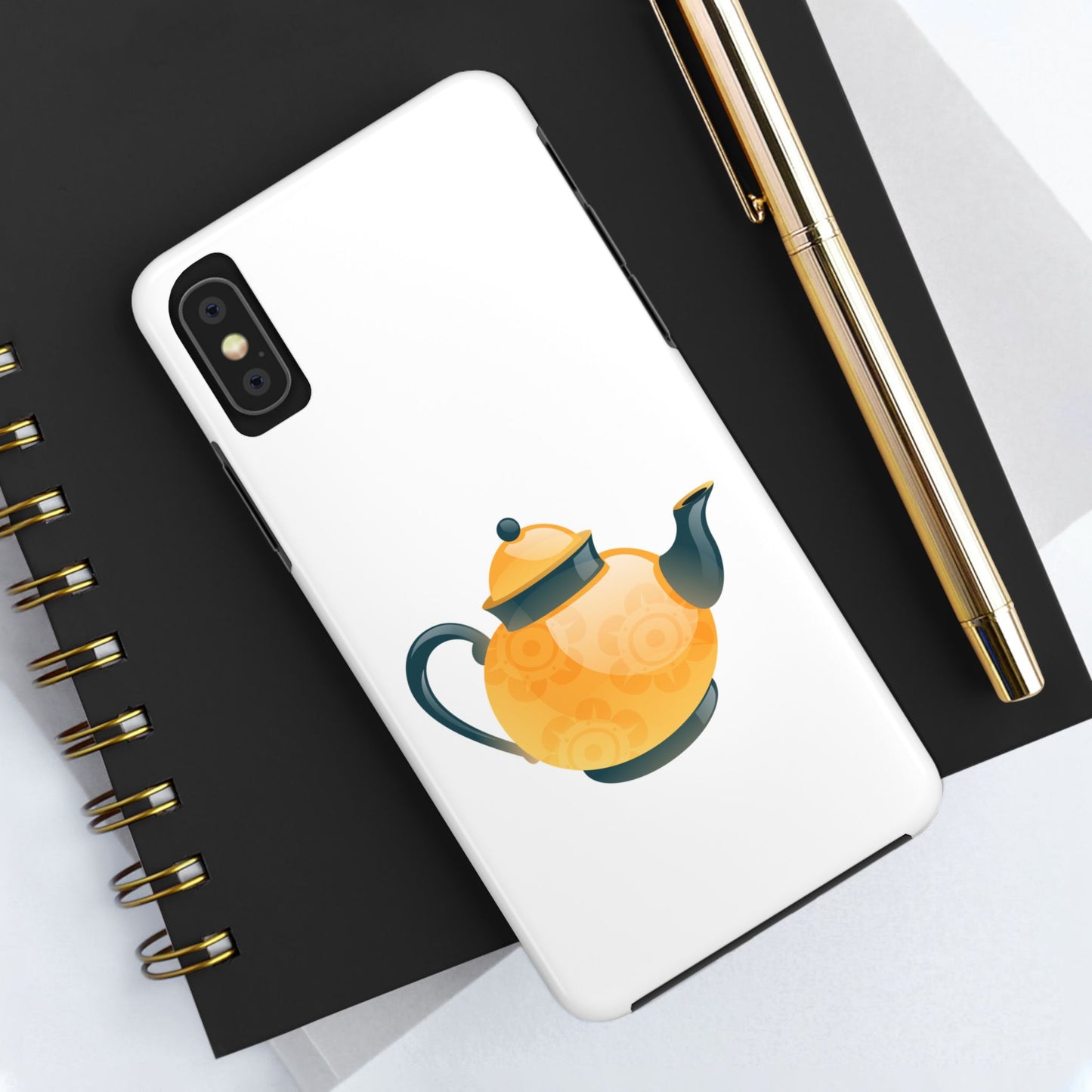 Colorful Teapot Phone Case, Quirky Cell Phone Cover, Unique Gift for Tea Lovers, Stylish Protection, Fun Phone Accessories