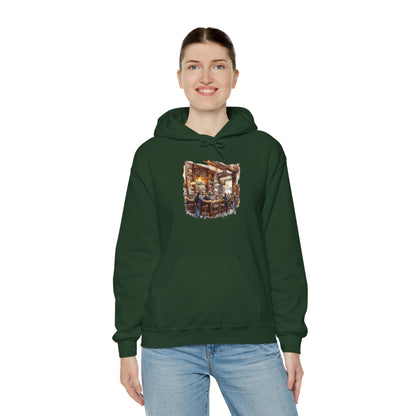 Unisex Heavy Blend™ Hooded Sweatshirt - Cozy British Pub