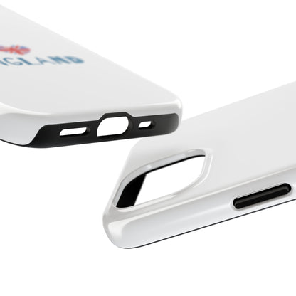 I Love England Tough Phone Cases | Travel Gifts, British Pride Accessories, Unique Phone Covers, Cute Holiday Gift, England Souvenirs