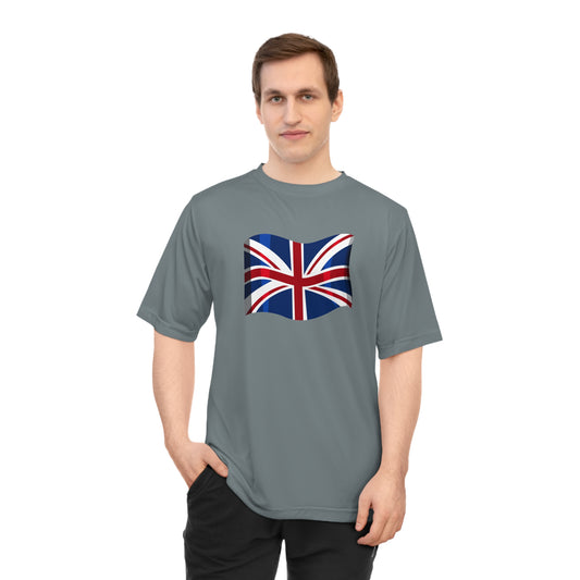 Unisex Zone Performance T-shirt - Patriotic Heart - England's Union Jack