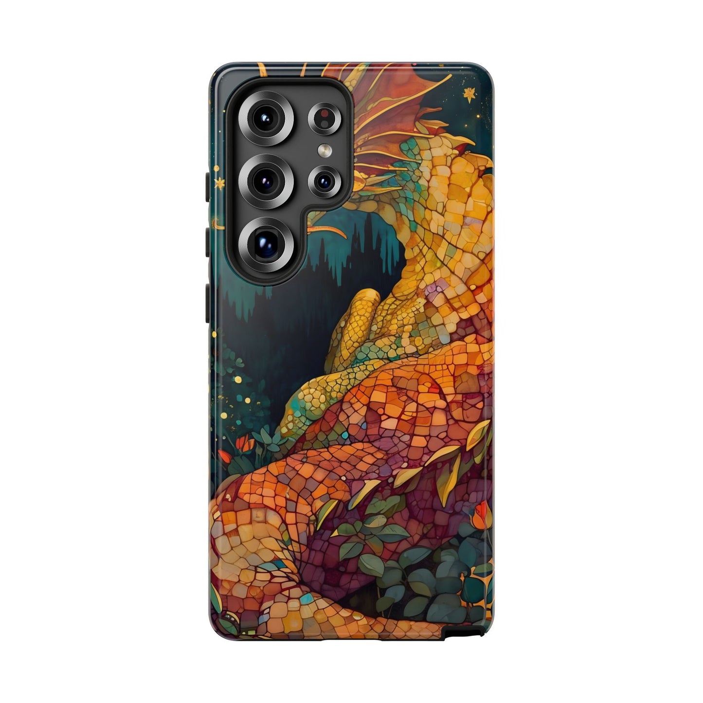 Dragon Art Phone Case, Tough Phone Cover, Fantasy Gift, Unique Mobile Accessory, Dragon Lover Gift, Stylish Protection