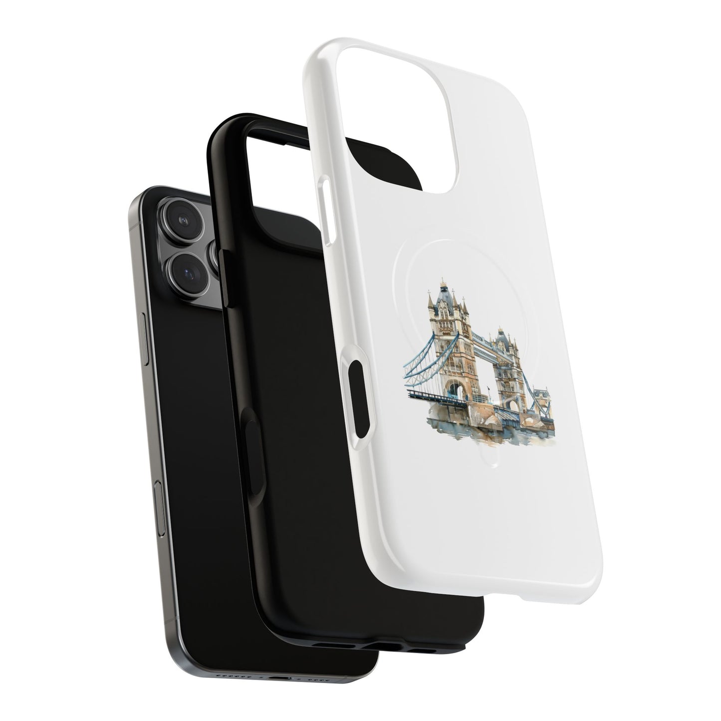 Tough Magnetic Phone Cases with Tower Bridge Design, Durable, Stylish, Unique Gift for Travelers, Perfect for Everyday Use